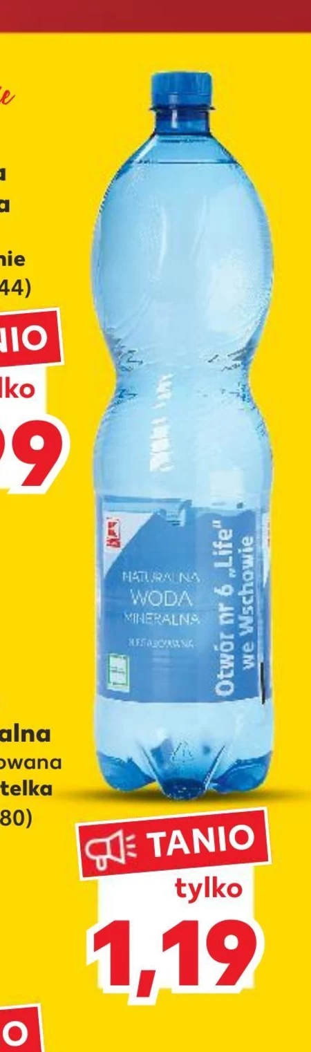 Woda mineralna Kaufland