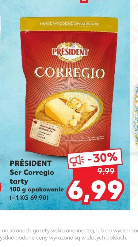 Président Ser tarty długodojrzewający Corregio 100 g