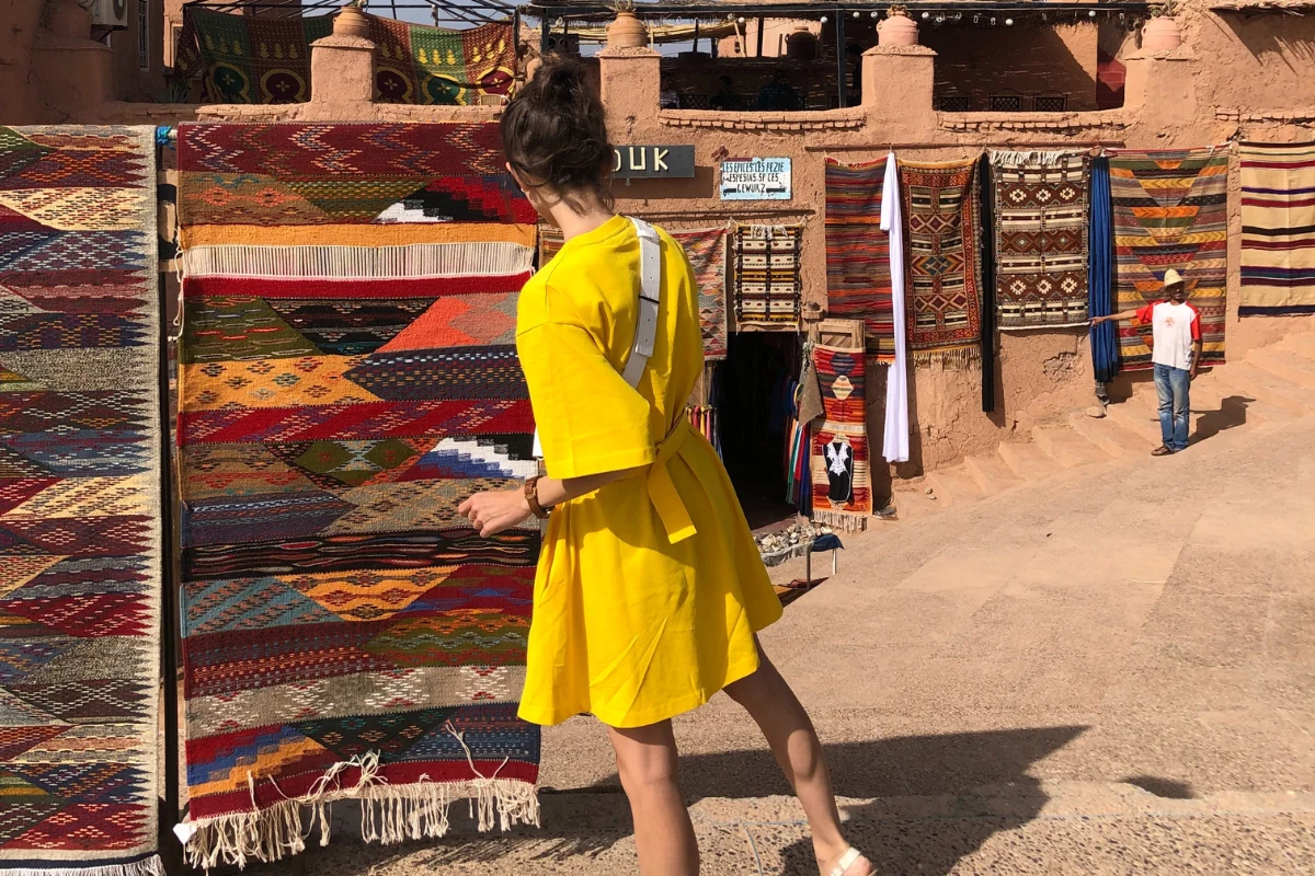 Dywan to jedna z najpopularniejszych pamiątek, przywożonych z Maroka