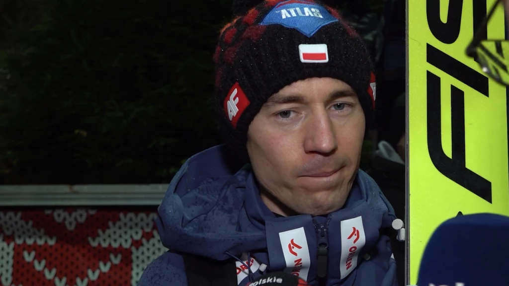 Kamil Stoch po kwalifikacjach do PŚ w Wiśle Kamil Stoch po kwalifikacjach do PŚ w Wiśle
