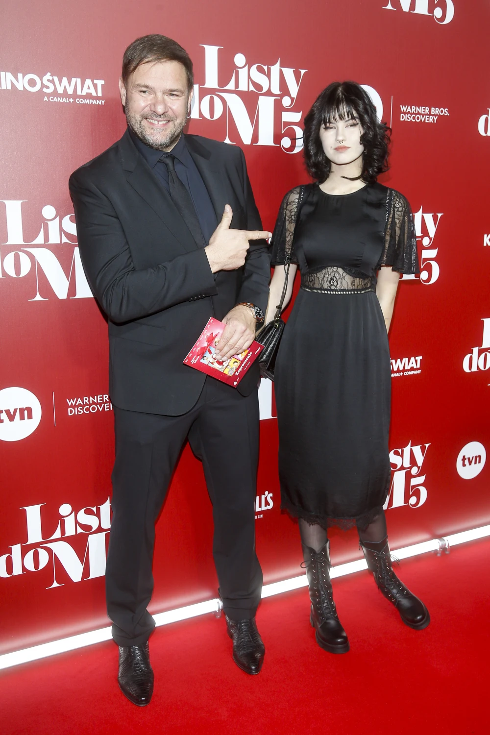 Tomasz Karolak z córką Leną Tomasz Karolak z córką Leną