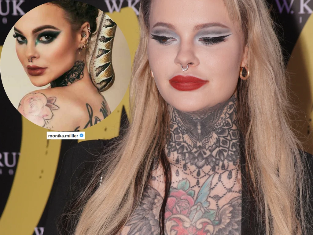 Monika Miller zrzuciła ciuszki i pozuje nago. Pokazała wszystkie tatuaże!