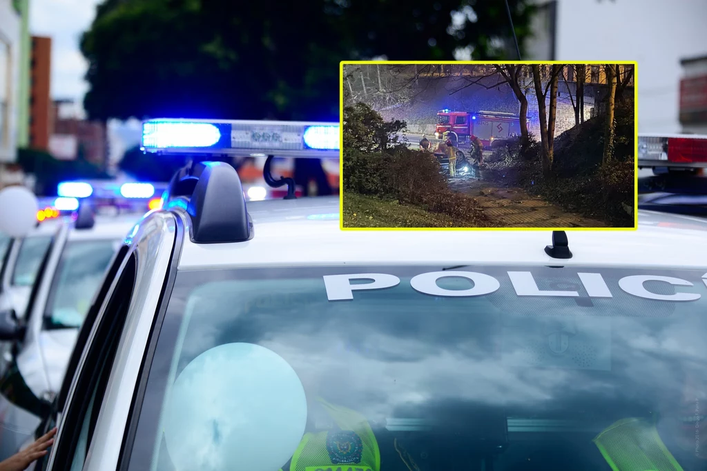 Swarzędz. Tragiczny wypadek. Pojazd runął z wiaduktu Swarzędz. Tragiczny wypadek. Pojazd runął z wiaduktu