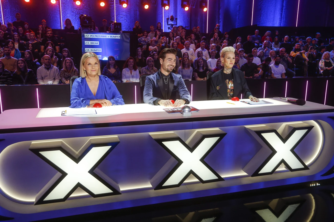 Małgorzata Foremniak, Jan Kliment i Agnieszka Chylińska jurorzy programu "Mam Talent"