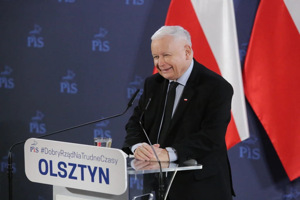 Jarosław Kaczyński w Olsztynie