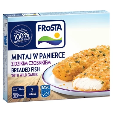 FRoSTA Mintaj w panierce z dzikim czosnkiem 240 g - 1