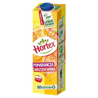 Hortex Napój pomarańcza brzoskwinia 1 l - 1