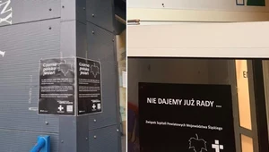 Startuje akcja "Czarna polska jesień". Na drzwiach szpitali pojawiły się plakaty