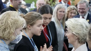 Aktywistki z Polski i Grecji na spotkaniu z von der Leyen