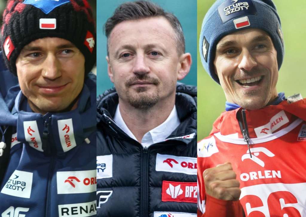 Kamil Stoch, Adam Małysz, Piotr Żyła