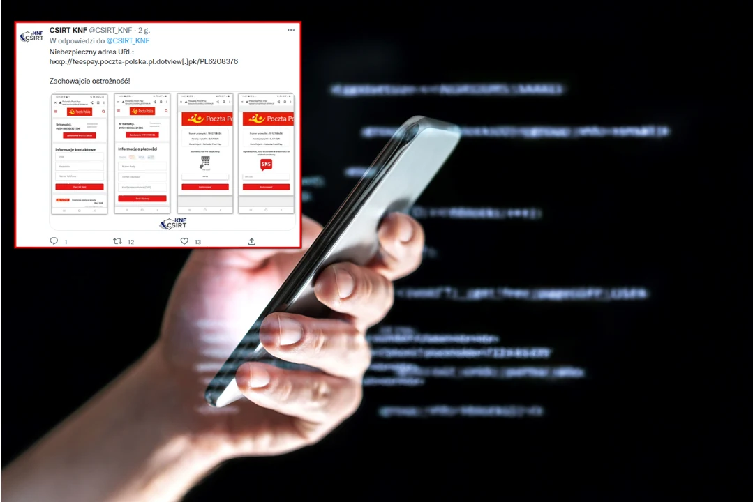 Oszuści podszywają się pod Pocztę Polską Oszuści podszywają się pod Pocztę Polską