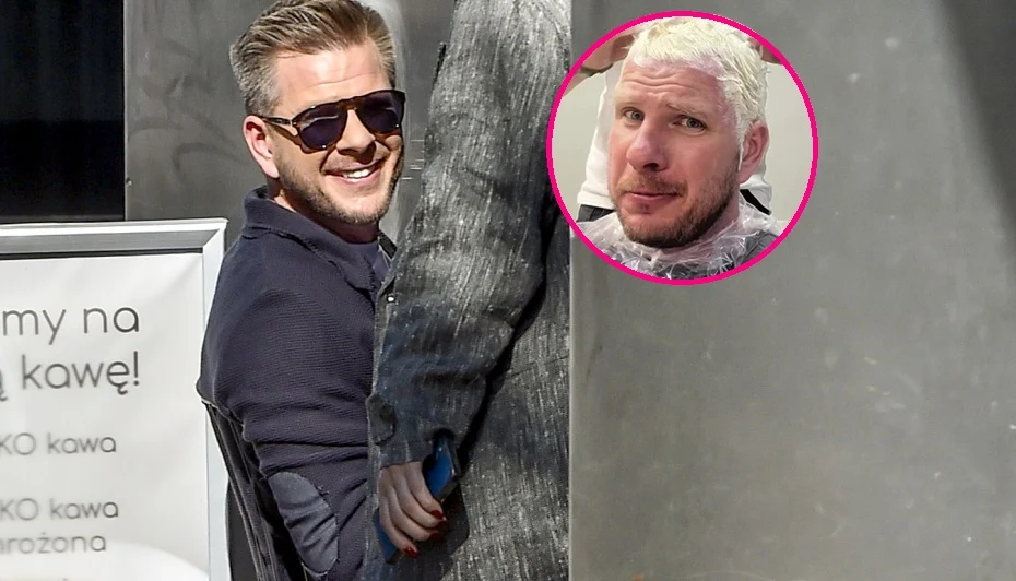 Filip Chajzer przefarbował się na blond