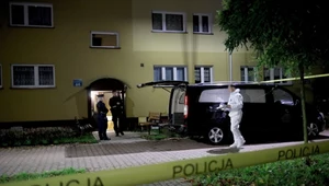 Policjanci na miejscu tragedii w Oświęcimiu