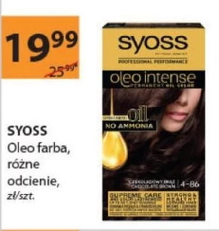 Syoss Oleo Intense Farba do włosów 3-82 subtelny mahoń