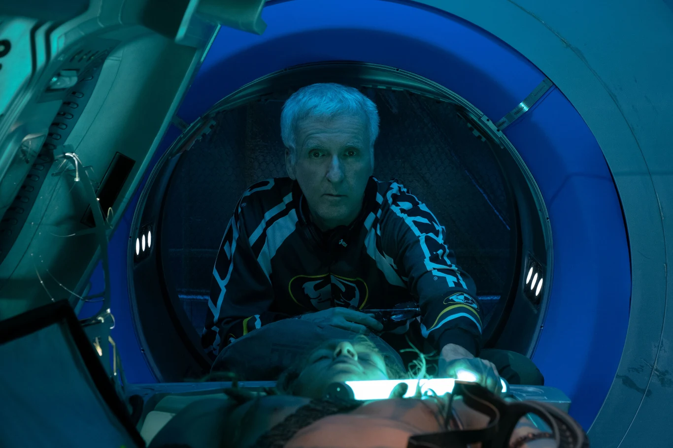 James Cameron na planie filmu "Avatar: Istota wody" James Cameron na planie filmu "Avatar: Istota wody"