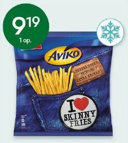 Aviko Ekstra chrupiące cienkie frytki w panierce 600 g