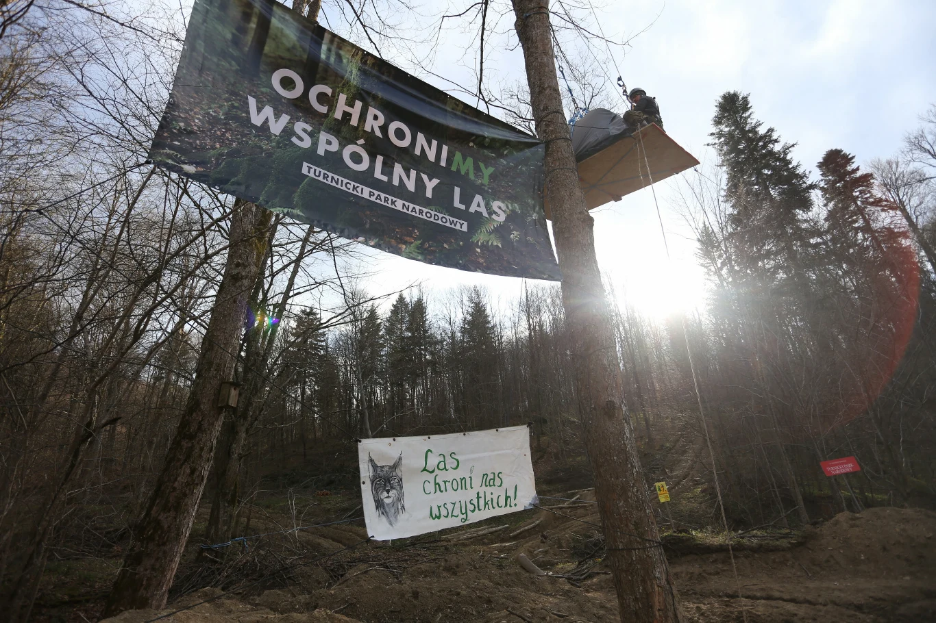 "Turnicki Teraz" - piszą na transparentach działacze "Turnicki Teraz" - piszą na transparentach działacze