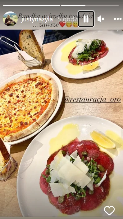 Justyna Żyła pochwaliła się randką z ukochanym Justyna Żyła pochwaliła się randką z ukochanym