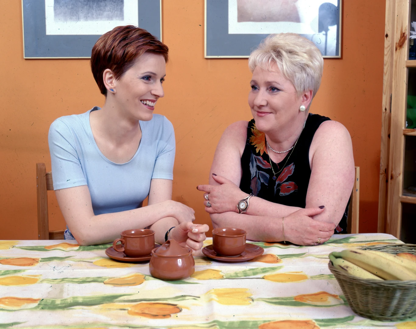 Paulina Smaszcz z mamą, rok 2000 Paulina Smaszcz z mamą, rok 2000