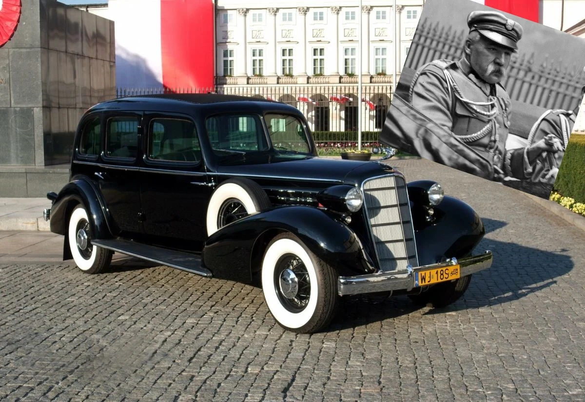 Marszałek Piłsudski zdąrzył zobaczyć swojego nowego Cadillaca, ale nie dane mu było się nim przejechać Marszałek Piłsudski zdąrzył zobaczyć swojego nowego Cadillaca, ale nie dane mu było się nim przejechać