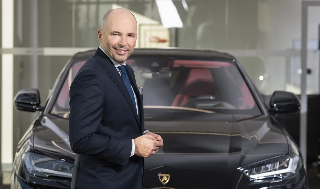 Piotr Jędrach, dyrektor generalny marek Bentley i Lamborghini w Polsce