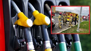 Na jednej ze stacji benzynowych w Bydgoszczy podpalił się nastolatek