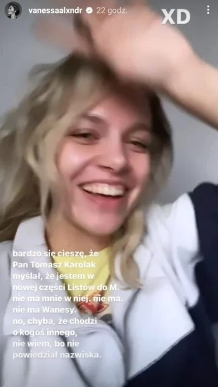 Vanessa Aleksander o wpadce Karolaka
