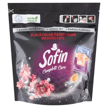 Sofin Complete Care Black Color Protection Kapsułki do prania 576 g (24 prania) - 0