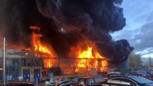 Ogień pojawił się w czwartek rano we wrocławskim zakładzie produkcyjnym