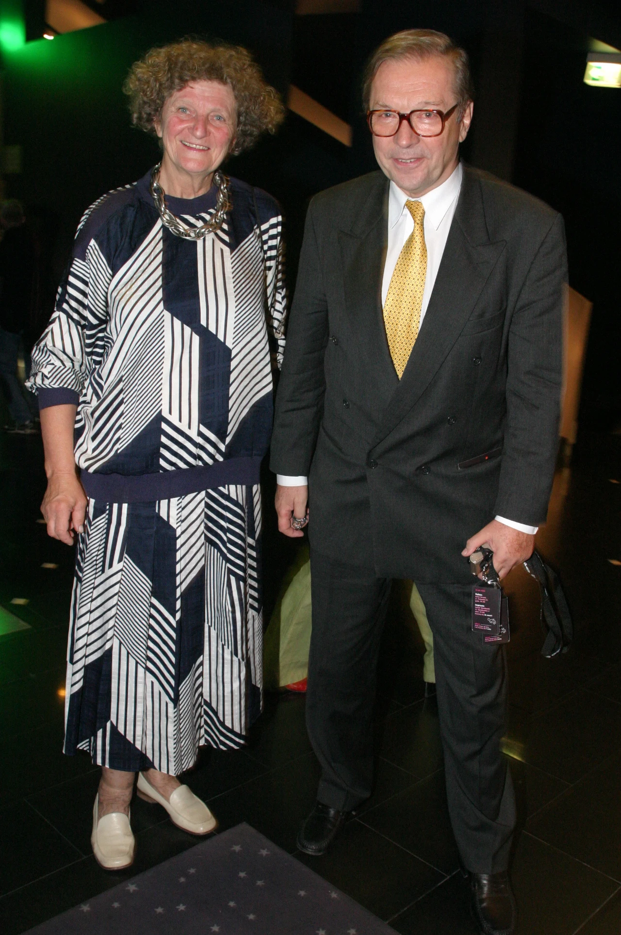 Elżbieta Grocholska, Krzysztof Zanussi - rok 2003 Elżbieta Grocholska, Krzysztof Zanussi - rok 2003