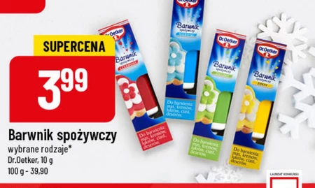 Dr. Oetker Barwnik spożywczy czerwony 10 g