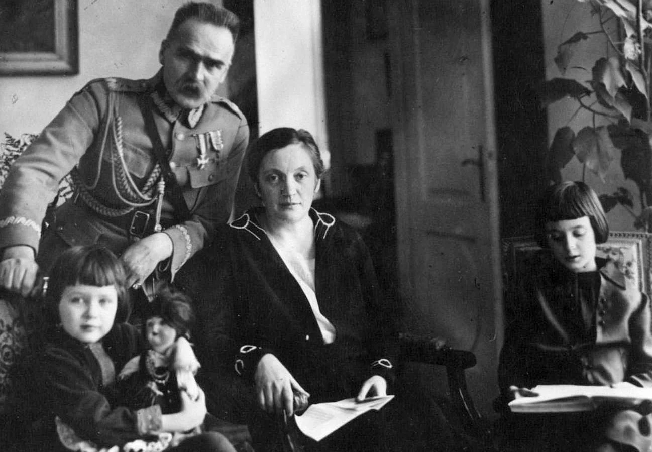Aleksandra, Józef, Wanda i Jadwiga Piłsudscy Aleksandra, Józef, Wanda i Jadwiga Piłsudscy