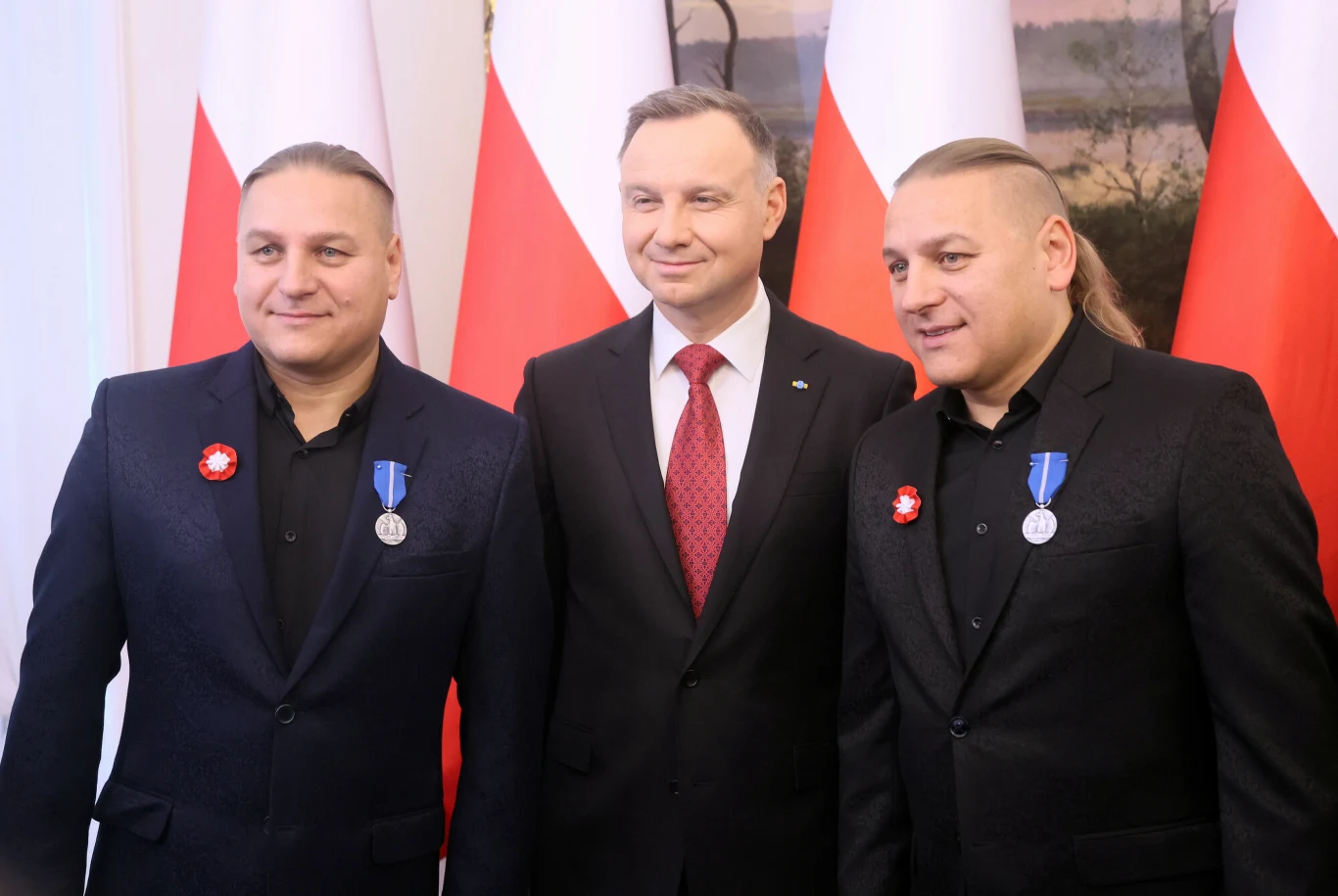 Bracia Golec z prezydentem Andrzejem Dudą Bracia Golec z prezydentem Andrzejem Dudą