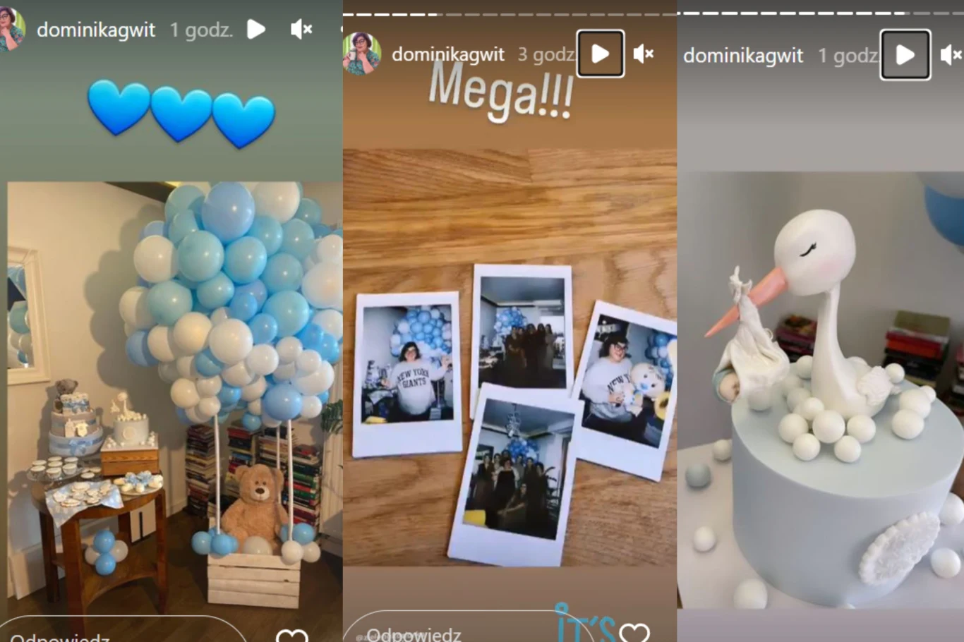Dominika Gwit i jej baby shower Dominika Gwit i jej baby shower