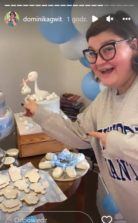 Dominika Gwit i jej baby shower Dominika Gwit i jej baby shower
