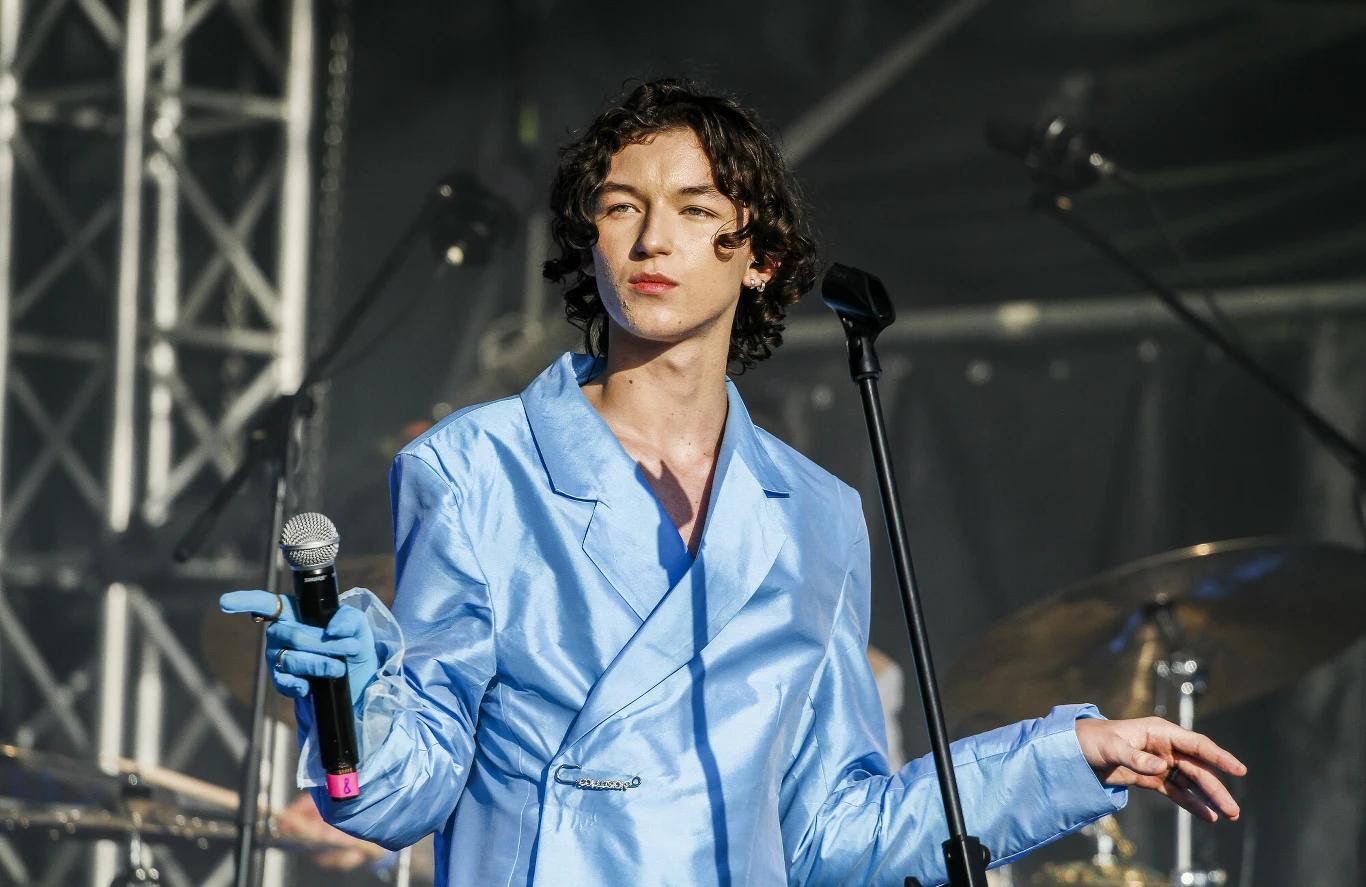 Marcin Maciejczak podczas koncertu na Olsztyn Green Festival 2022 