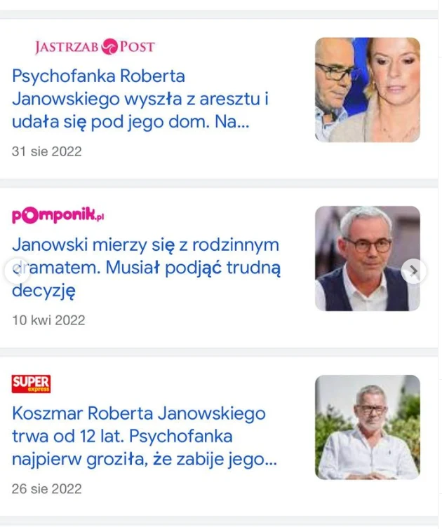 Robert Janowski nadal prześladowany. Pokazał ile już powstało tekstów na ten temat, a służby są bezradne Robert Janowski nadal prześladowany. Pokazał ile już powstało tekstów na ten temat, a służby są bezradne