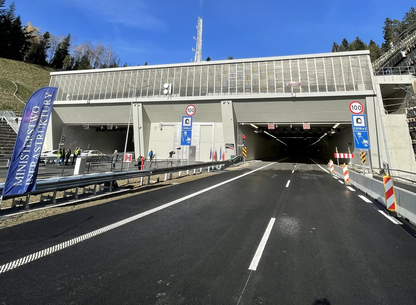 Otwarcie tunelu na Zakopiance Otwarcie tunelu na Zakopiance