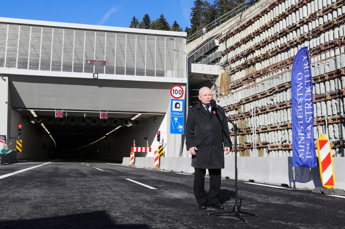 Otwarcie tunelu na Zakopiance Otwarcie tunelu na Zakopiance