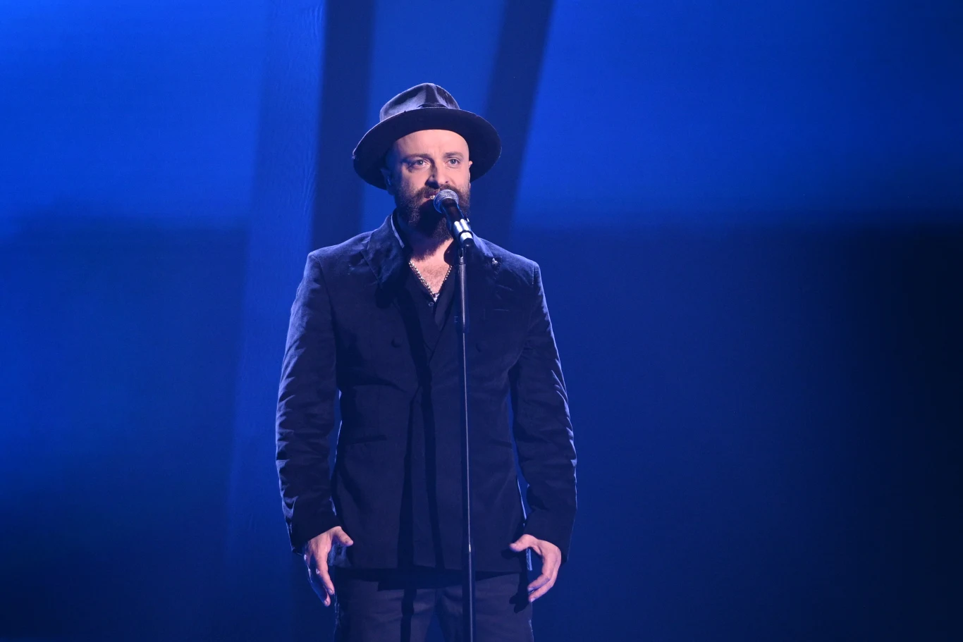 Łukasz Drapała w "The Voice of Poland" Łukasz Drapała w "The Voice of Poland"