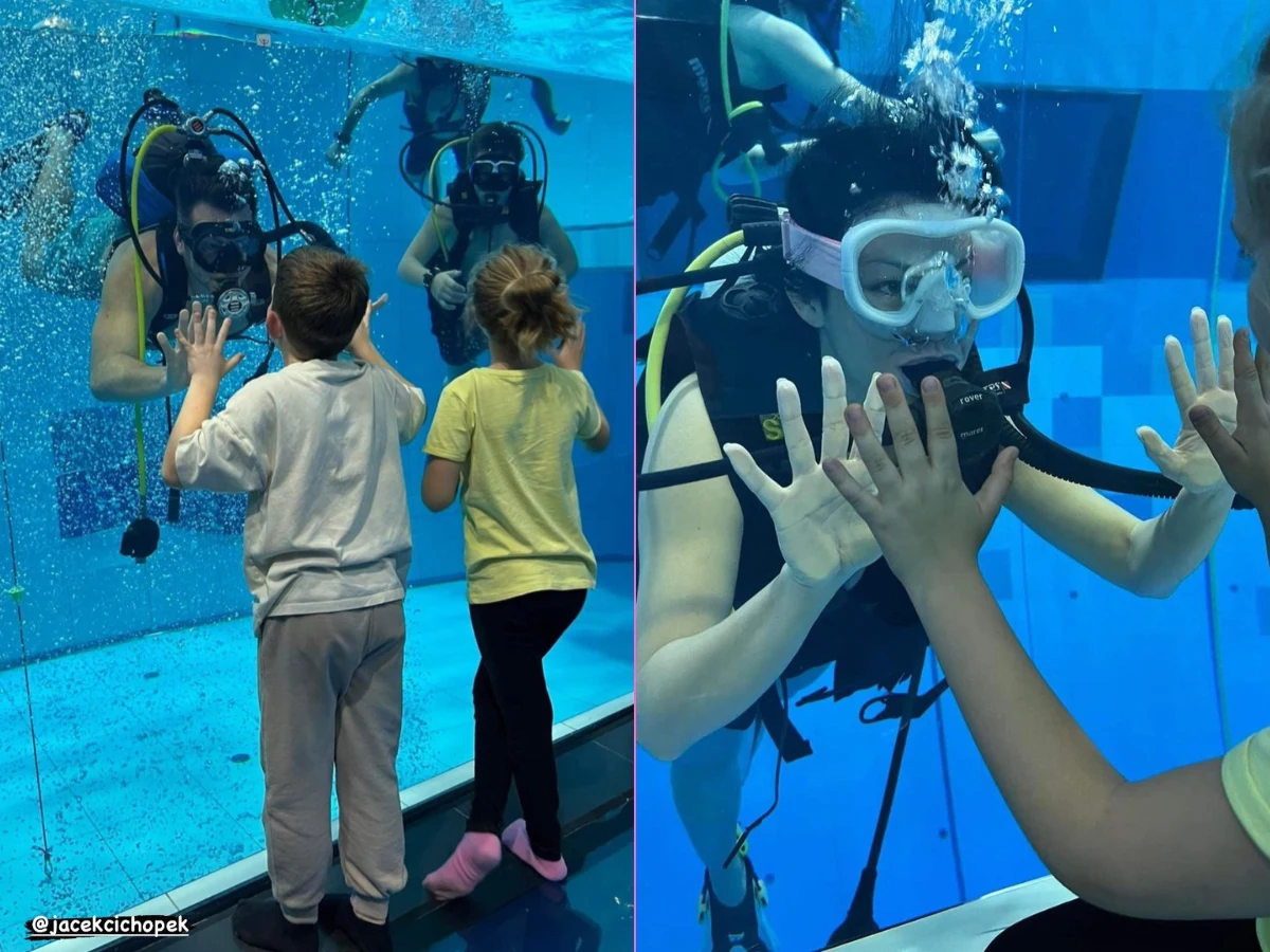 Katarzyna Cichopek uczy się nurkować dla syna Katarzyna Cichopek uczy się nurkować dla syna