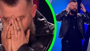 Gdy usłyszał werdykt w "The Voice of Poland", nie krył zdumienia! Co zrobił potem?