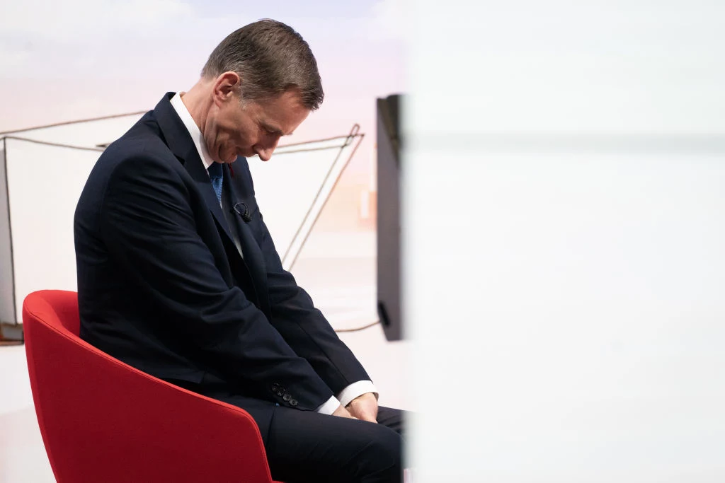 Brytyjski minister finansów Jeremy Hunt Brytyjski minister finansów Jeremy Hunt