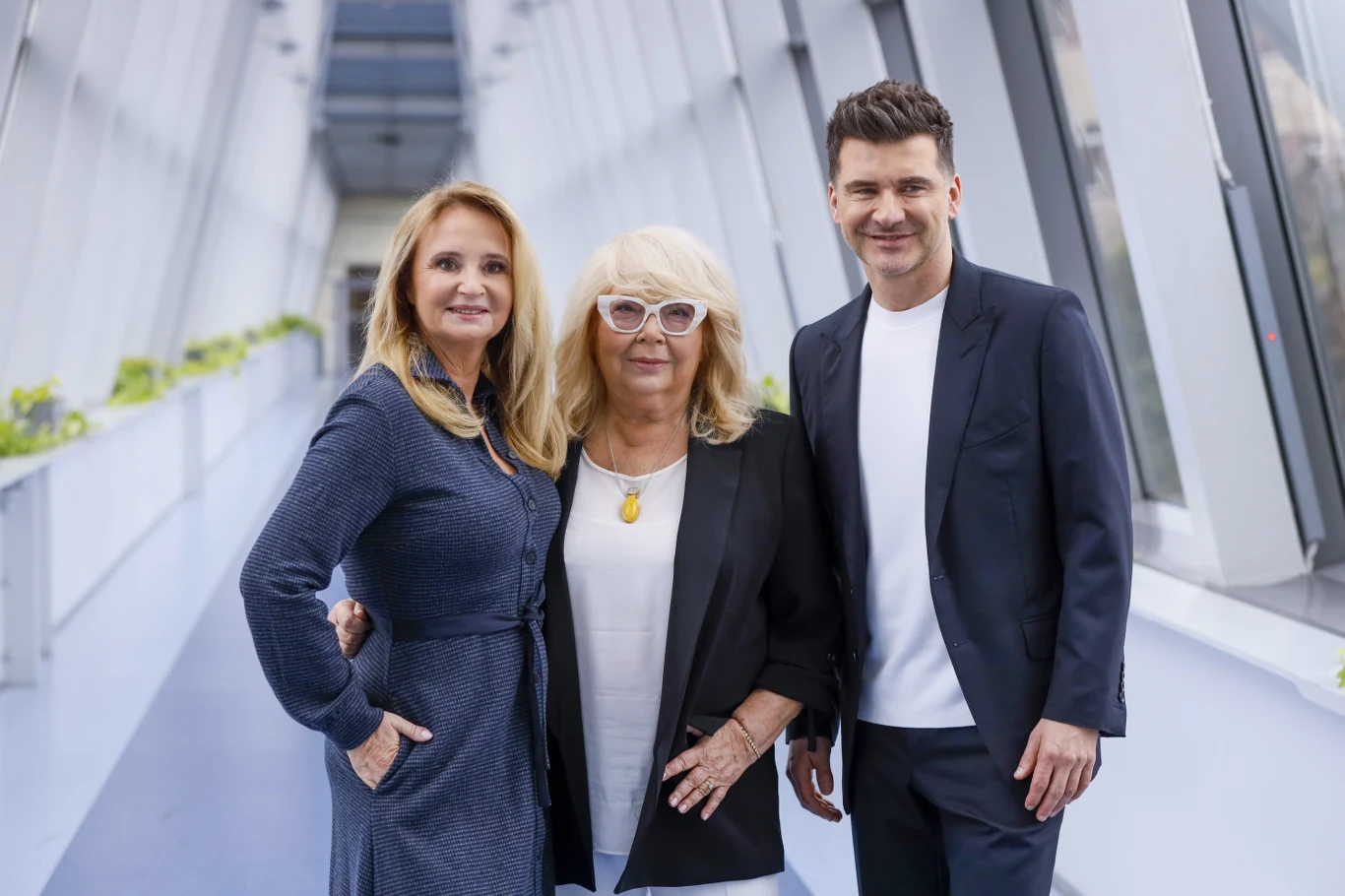 Nina Terentiew, Joanna Kurska i Tomasz Kammel Nina Terentiew, Joanna Kurska i Tomasz Kammel