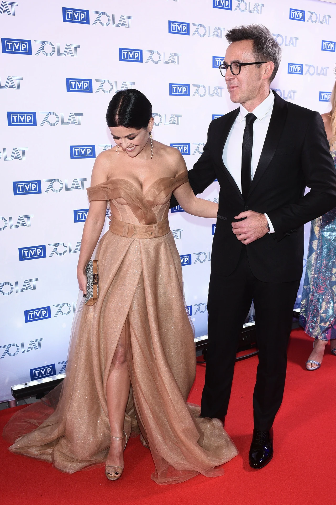 Katarzyna Cichopek i Maciej Kurzajewski debiutują na oficjalnej ściance Katarzyna Cichopek i Maciej Kurzajewski debiutują na oficjalnej ściance