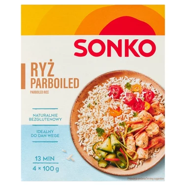 Sonko Ryż parboiled 400 g (4 x 100 g) - 1