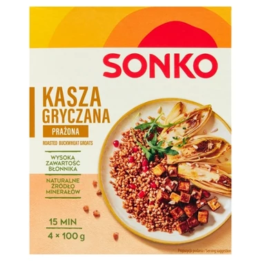 Sonko Kasza gryczana prażona 400 g (4 x 100 g) - 0