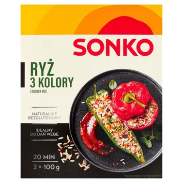 Sonko Ryż 3 kolory 200 g (2 x 100 g) - 0