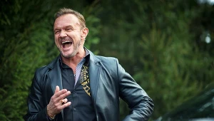 Cezary Pazura na planie filmu "Nie cudzołóż i nie kradnij"