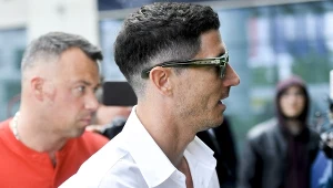 Robert Lewndowski podczas zgrupowania kadry